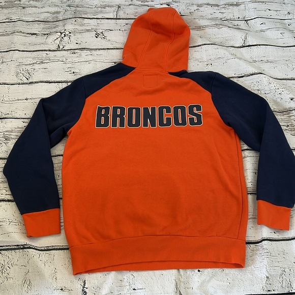 Denver Broncos NFL Hooded Sweatshirt - Size L - Picture 2 of 3